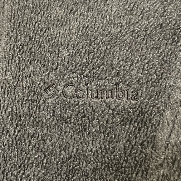 Columbia Charcoal Gray Fleece Zip Up Jacket GUC - Picture 3 of 6